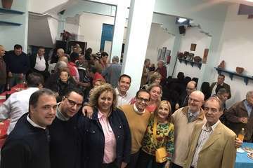 El PP de Telde brinda la Navidad, arropado por sus máximos dirigentes (Foto TA)